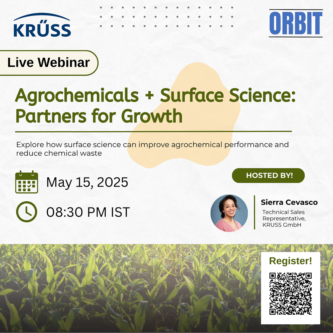 Join Our Live Webinar: Agrochemicals + Surface Science: Partners for Growth.