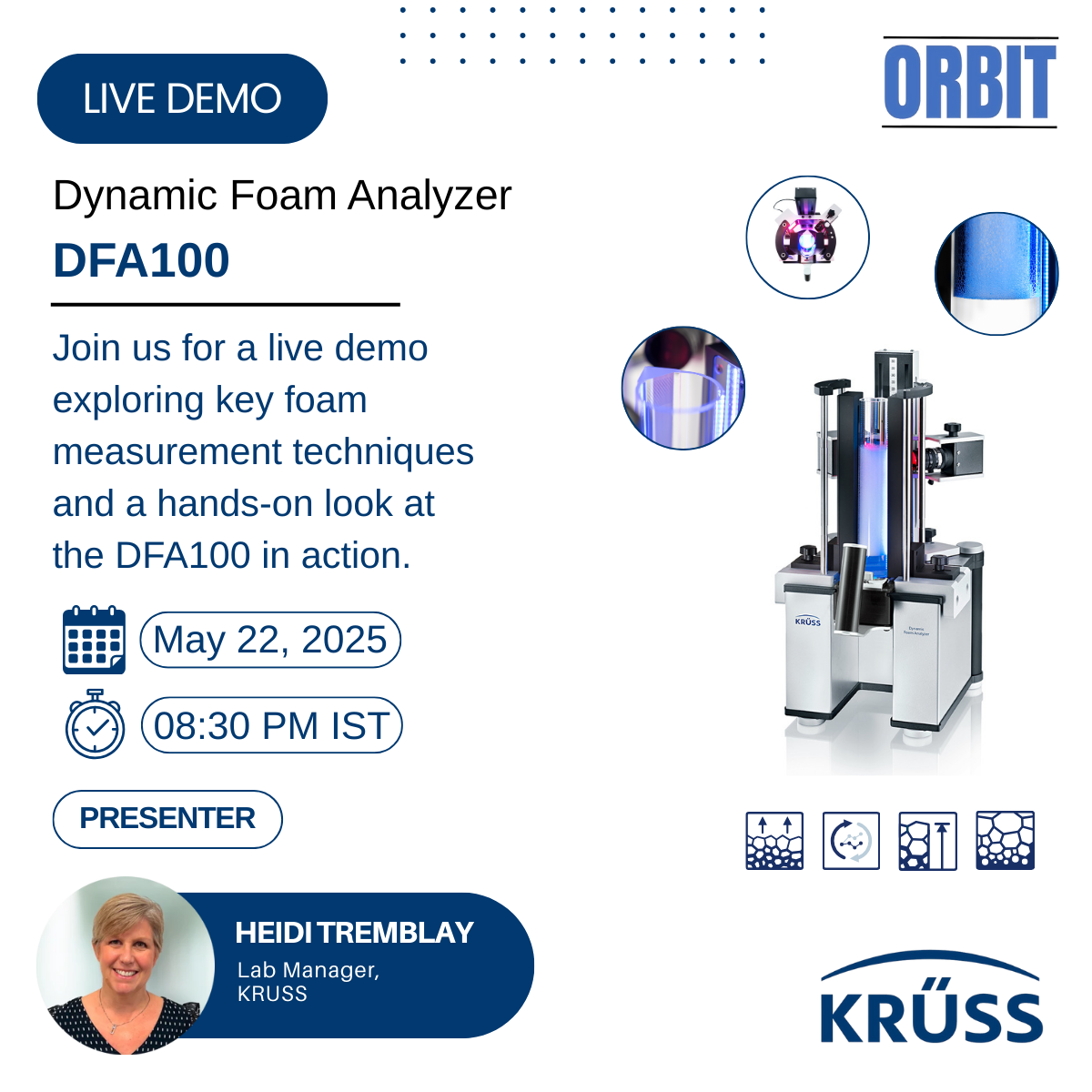 DFA100 Virtual Demo – Foam Detection & Analysis