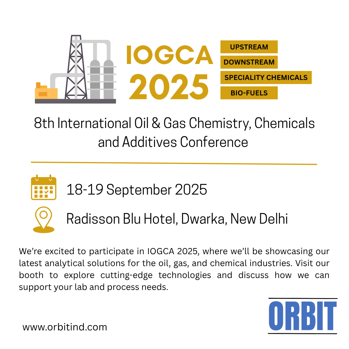 Orbit Research Associates to Exhibit at IOGCA 2025